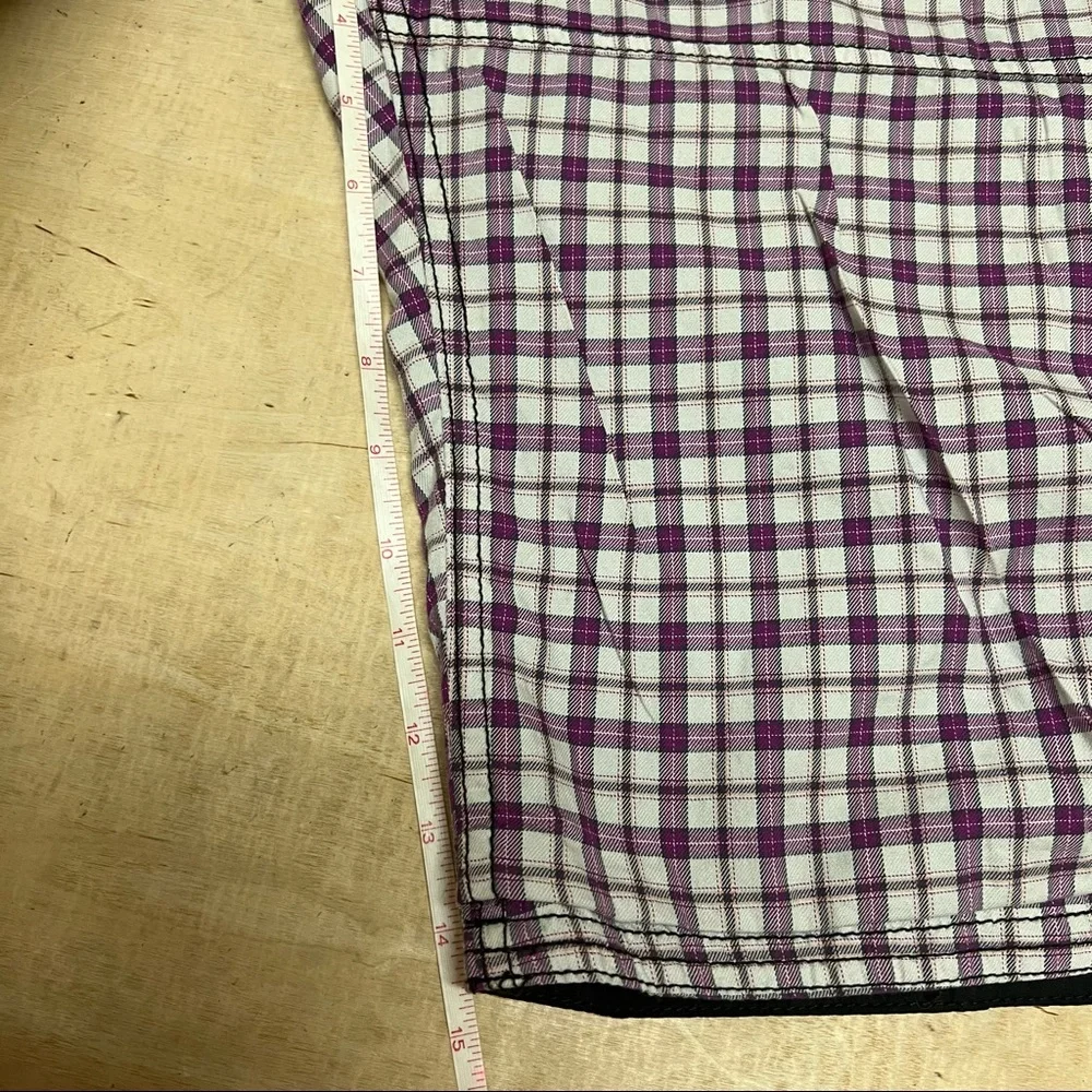 Von Dutch Rare Reversible Cargo Shorts Black / Purple